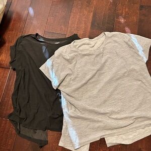 Old Navy Active Black and Gray Tops